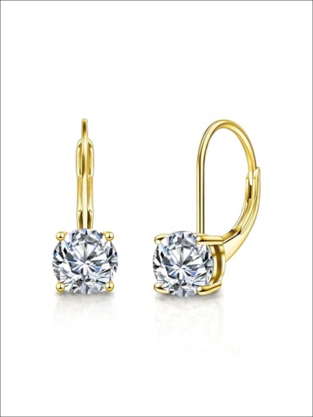 Sterling Silver Moissanite Drop Dangle Earrings 2ct VVS1 D Grade